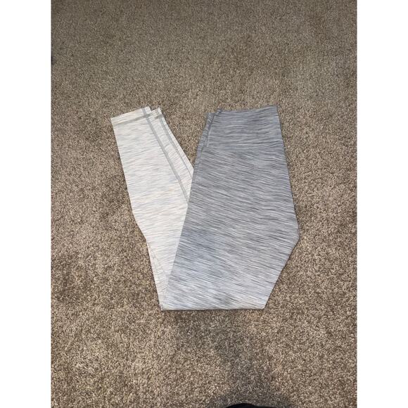 Lululemon - Wunder Under Hi-Rise Tight Full-On Luon 28" Ombre White Multi Size 8 - Picture 2 of 7